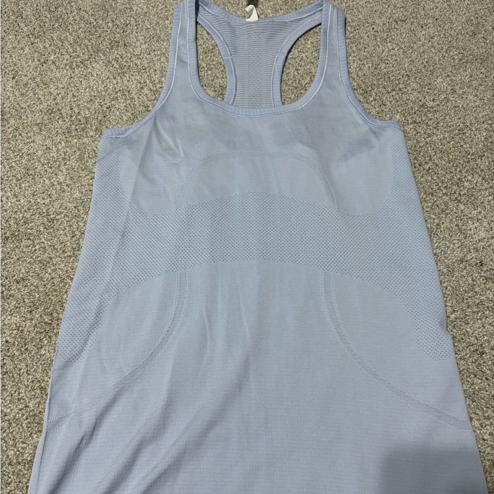 Lululemon Athletica Sky Blue Swiftly Tech Racerback Hip Length